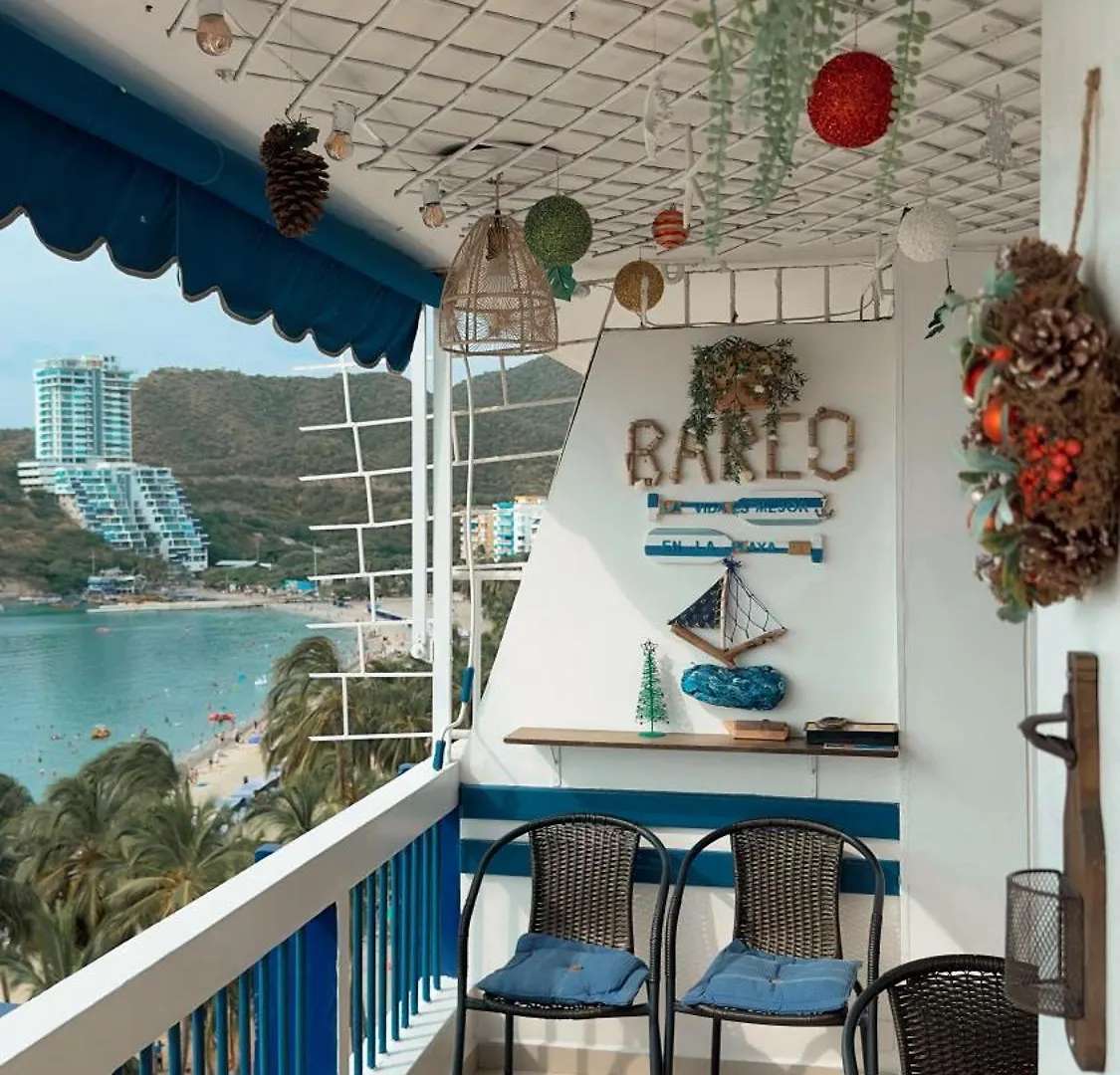 Aptartamentos Tematicos Con Balcon Panoramico Frente A La Playa Santa Marta  Appartement